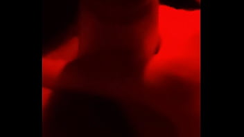 Slowly playing with my slaves cock