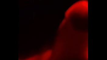 Slowly playing with my slaves cock