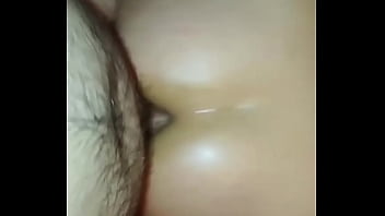 Latina exgf shoved my drained duck back in her ass