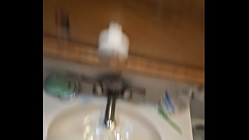 Showing off in the bathroom