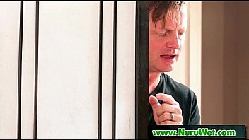 Horny client gets a nuru massage and a happy ending 09