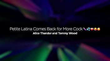 Petite latina alice thunder fucking older guy in hotel