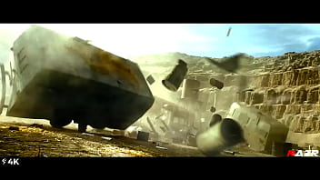 Escena de los transformer bien chida