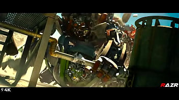 Escena de los transformer bien chida
