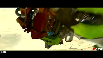 Escena de los transformer bien chida