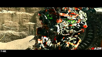 Escena de los transformer bien chida