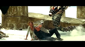 Escena de los transformer bien chida