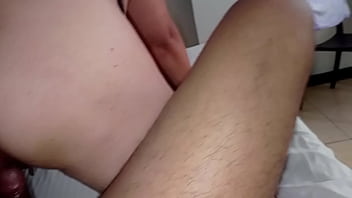 Reverse cowgirl hot gilf rides like a whore