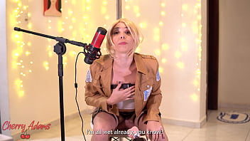 Atack On Titan Annie Leonhart Cosplay Squirting With Sex Machine thumbnail