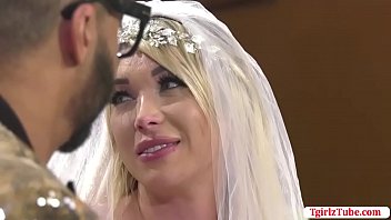 Newly Wed Tbabe Aubrey Kate Finally Gets Anal By Her Black Guy Groom thumbnail