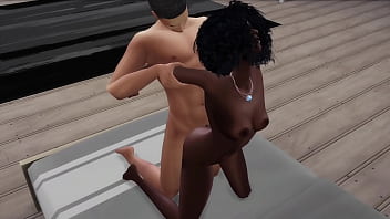 Black girl seduced and fucked