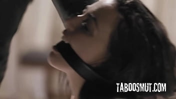 Hot brunette reporter gets fucked by a stranger after the interview