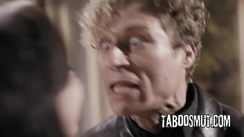 Hot brunette reporter gets fucked by a stranger after the interview