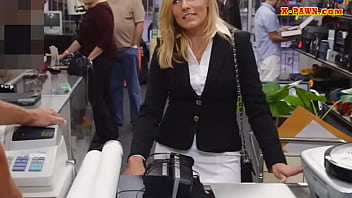 Hot milf sells her stuffs and smashed