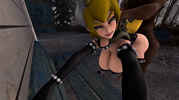 Sfm bowsette sex in the park with stranger