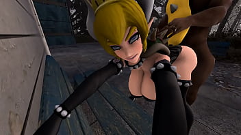 Sfm bowsette sex in the park with stranger