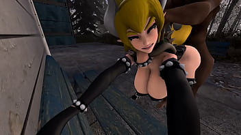 Sfm bowsette sex in the park with stranger