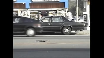 The dark skinned kitten could not count in a taxi and decided to suck a white dick