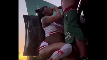 Zombie cheerleader cosplay Zombie cheerleader cosplay