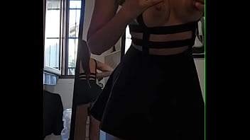 Do you like how i wear this dress check out my account i have tons of really hot content