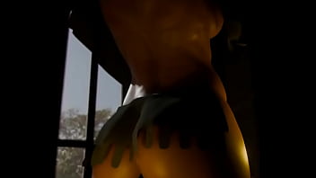 Animated model of growing boobs belly and ass for research purposes version with audio