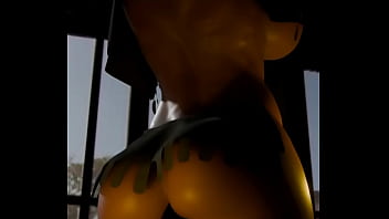 Animated model of growing boobs belly and ass for research purposes version with audio