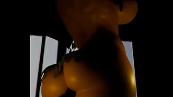 Animated model of growing boobs belly and ass for research purposes version with audio