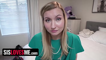 Sislovesme blonde teen caught masturbating by stepbro Sislovesme blonde teen caught masturbating by stepbro