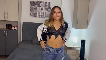 Cute new model coming for a cum facial