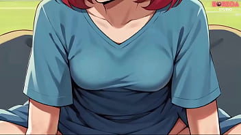 Stranger creampied innocent teen redhead in public park