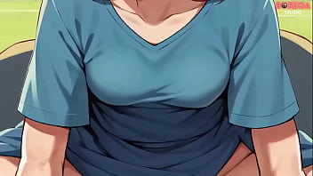 Stranger creampied innocent teen redhead in public park