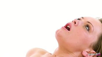 Slim girl 18 with perfect natural tits seduce to defloration pull out cum sex by masseur at massage parlour