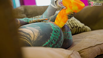 Sexy fishnets highheels stocking solo anal xl dildo play #anal #dildofucking #fishnets #highheels #stocking