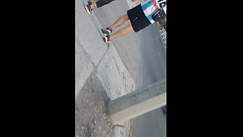 Paola con tanga y su novio no sabe que la deje con mi leche en la boca