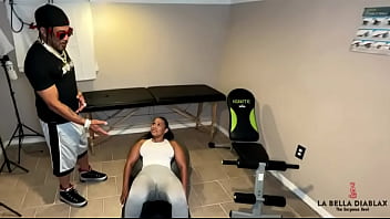 Bbc rapper interjects sexy latinas workout