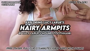 Exploring lucy larue’s hairy armpits
