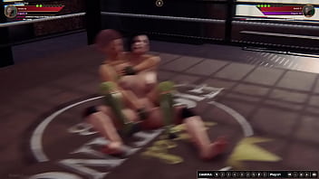Adeline vs luna nf3d lesbian sex battle competitive intercourse