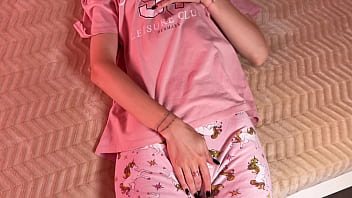 Horny tear off my pajamas then take my pussy