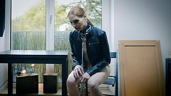 Dick inside her ass cum on her face