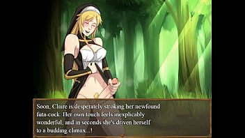 A claire plays claires a porn game lets play we make the other choice and become a futanari girl ourselves we fuck a lot of girls it's super hot
