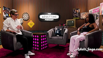 Busty hot black pornstar lily fire interview and podcast