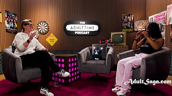 Busty hot black pornstar lily fire interview and podcast