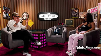 Busty hot black pornstar lily fire interview and podcast