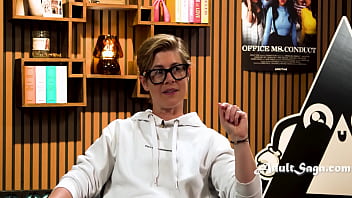 Busty hot black pornstar lily fire interview and podcast