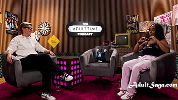 Busty hot black pornstar lily fire interview and podcast