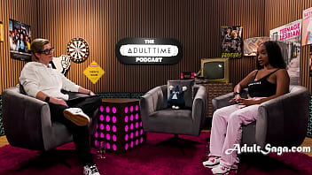 Busty hot black pornstar lily fire interview and podcast