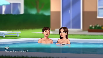 Dominant busy woman fuck pool boy