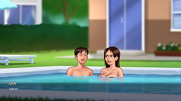 Dominant busy woman fuck pool boy