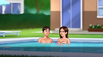 Dominant busy woman fuck pool boy