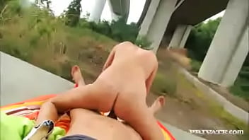 An audition video finds blonde angel and gets her to strip down